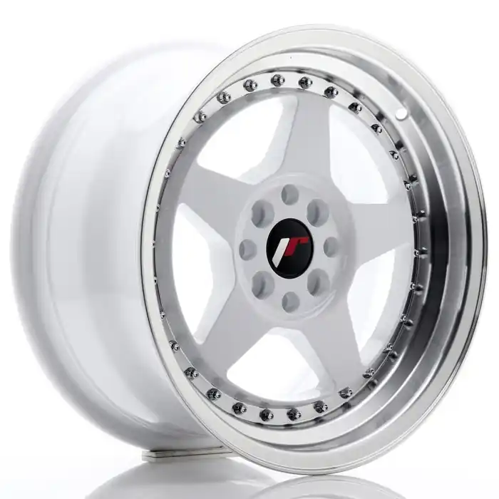 Bezpieczne zakupy JR Wheels JR6 18x8,5 ET20-40 5H BLANK White w/Machined Lip