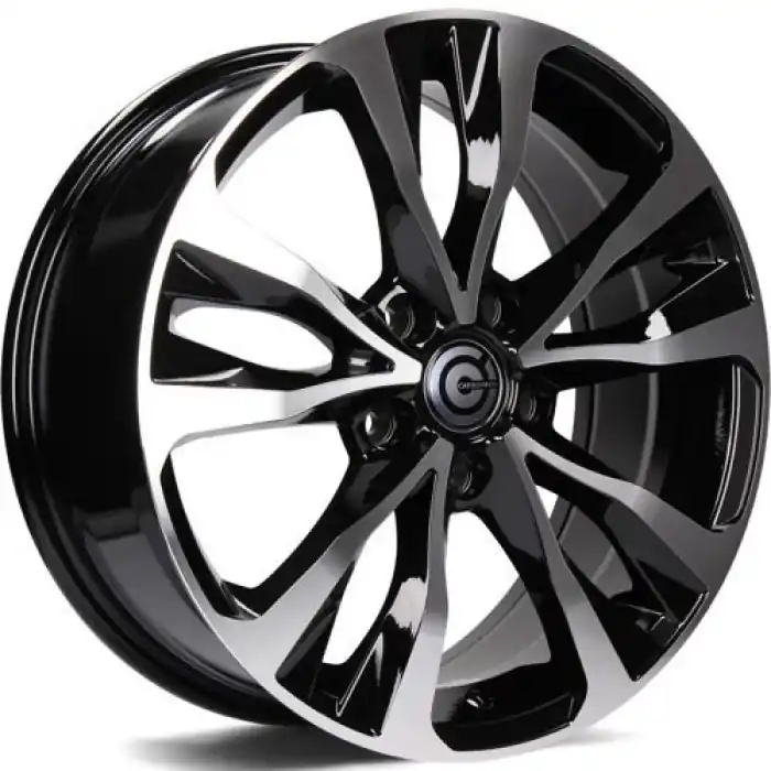 Dostępne od ręki Carbonado Osaka 17" 5x114.3 ET45 73,1 BFP - Black Front Polished