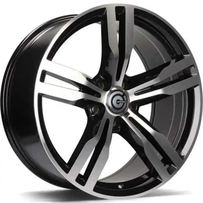 Carbonado Bastion 19" 5x112 ET25 66,5 BFP - Black Front Polished Najlepsza cena