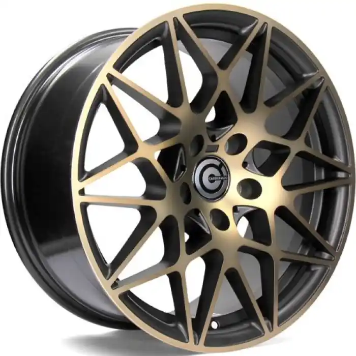 Carbonado Crazy 18" 5x120 ET35 72,6 BGGF - Black Glossy Gold Front Oferta czasowa