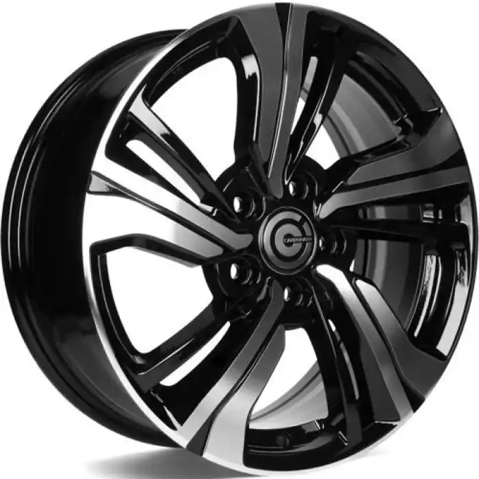 Bezpieczna płatność Carbonado Monk 17" 5x114.3 ET45 73,1 BFP - Black Front Polished