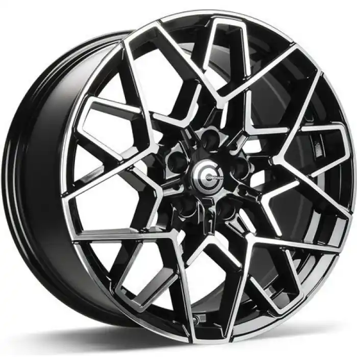 Carbonado Shield 18" 5x112 ET30 66,5 BFP - Black Front Polished Bestseller