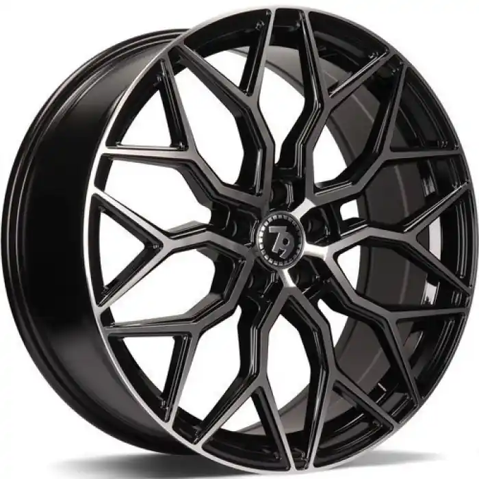 Promocja seventy9 SV-K 20" 5x112 ET30 66,5 BFP - Black Front Polished