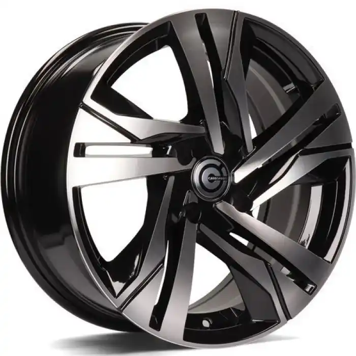 Carbonado Lens 16" 4x108 ET25 65,1 BFP - Black Front Polished Hit sprzedaży