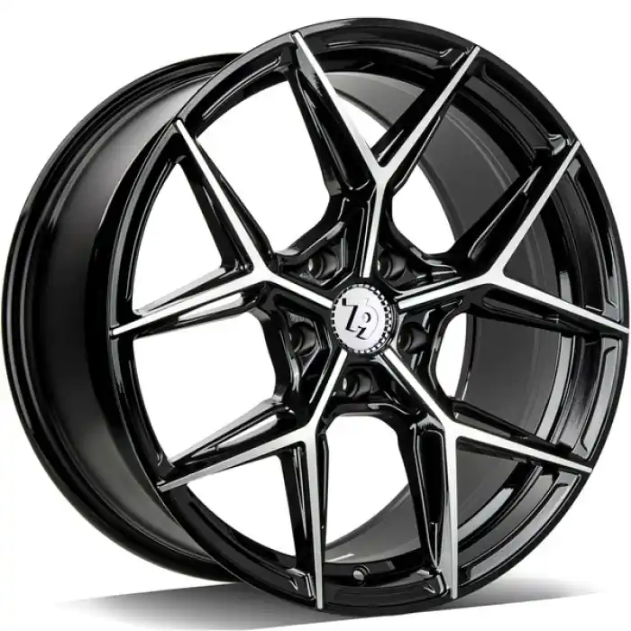 Ograniczona ilość seventy9 SCF-B 19" 5x112 ET35 66,5 BFP - Black Front Polished