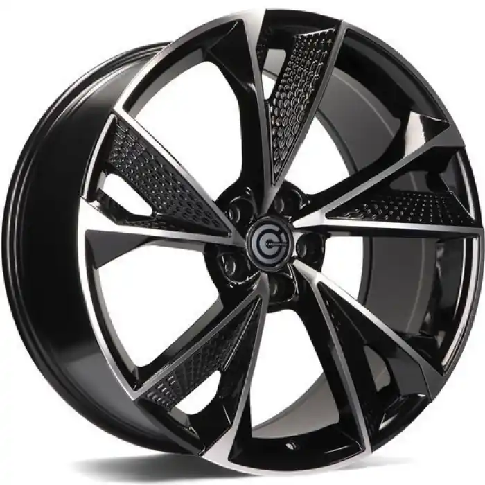 Zniżka Carbonado Luxury 19" 5x112 ET30 66,5 BFP - Black Front Polished