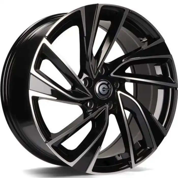 Carbonado Monaco 18" 5x112 ET45 57,1 BFP - Black Front Polished Taniej