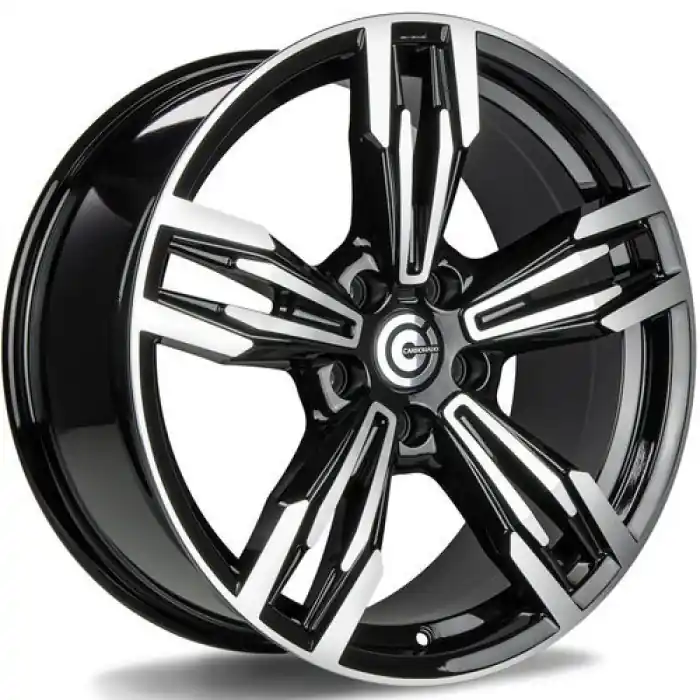 Carbonado Dynamite 19" 5x120 ET33 72,6 BFP - Black Front Polished Bezpieczna płatność