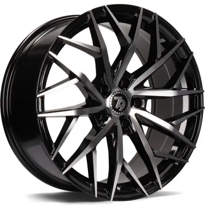 seventy9 SV-C 18" 5x100 ET40 73,1 BFP - Black Front Polished Super okazja