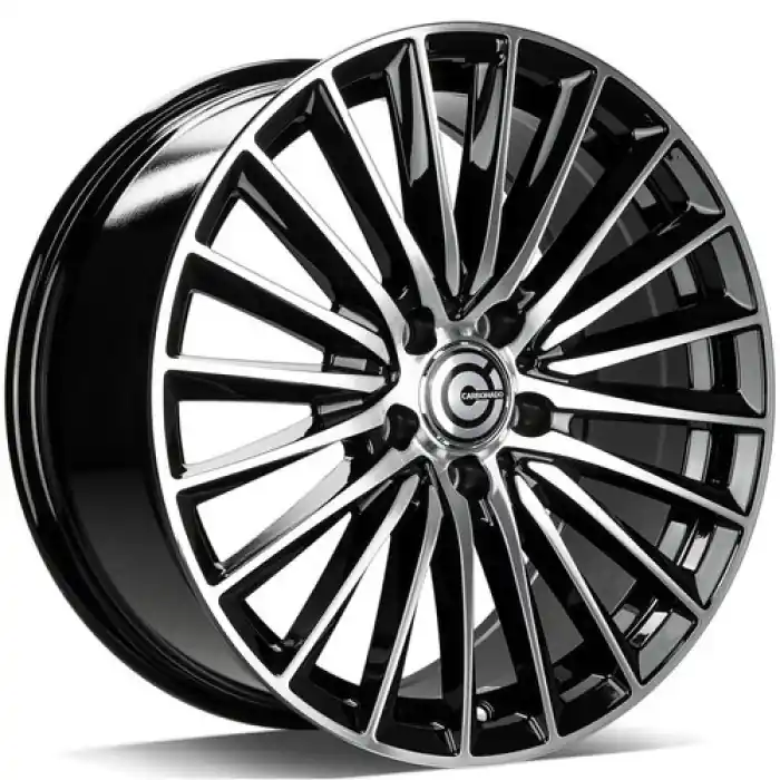 Rabat Carbonado Prestige 17" 5x112 ET35 66,5 BFP - Black Front Polished