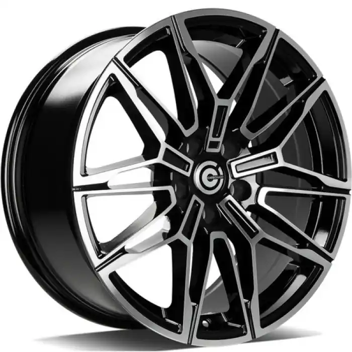 Nie przegap Carbonado Rubin 18" 5x120 ET33 72,6 BFP - Black Front Polished