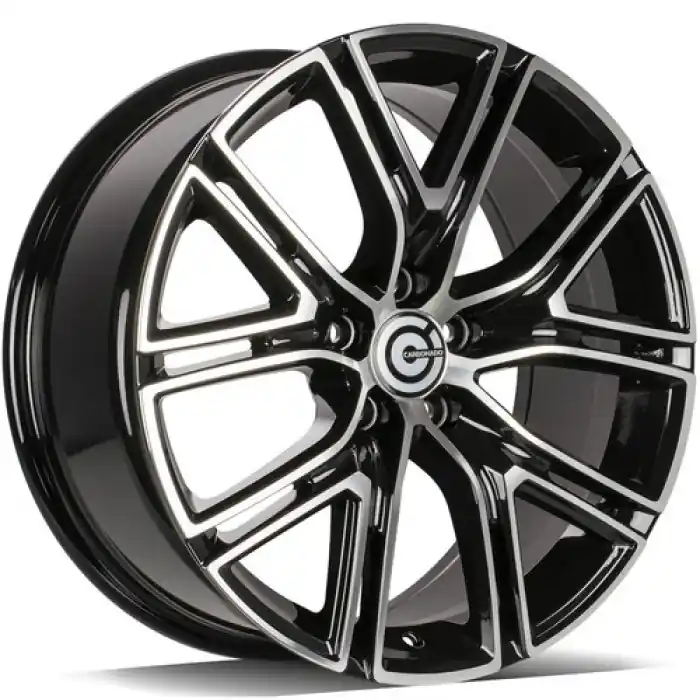 Carbonado Hit 18" 5x108 ET45 67,1 BFP - Black Front Polished Obniżka ceny