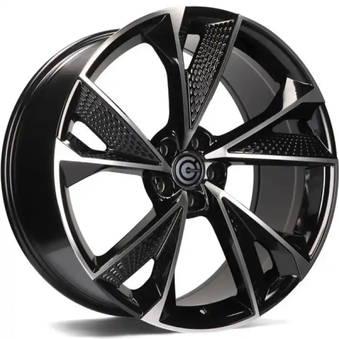 Carbonado Luxury 18" 5x112 ET45 66,5 BFP - Black Front Polished Ograniczona ilość