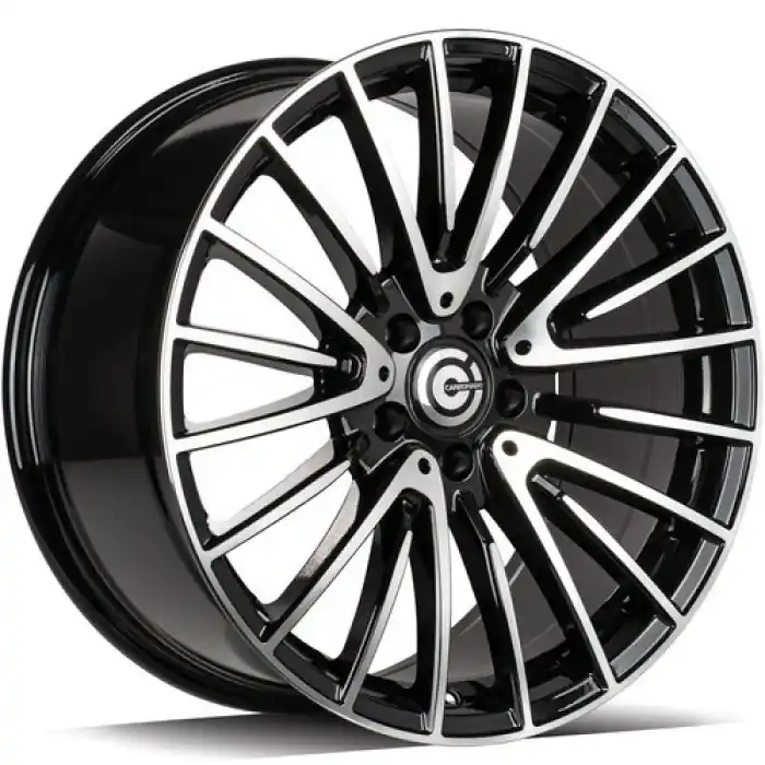 Wysoka jakość Carbonado Inex 18" 5x112 ET35 66,5 BFP - Black Front Polished