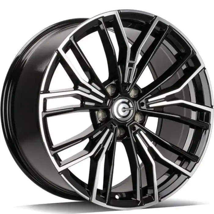 Carbonado Yankee 19" 5x120 ET35 72,6 BFP - Black Front Polished Premium