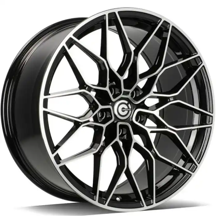 Premium Carbonado Emerald 19" 5x112 ET25 66,5 BFP - Black Front Polished