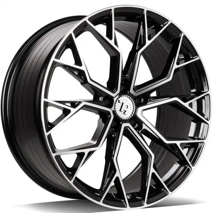 Niska cena seventy9 SCF-H 21" 5x112 ET25 66,5 BFP - Black Front Polished