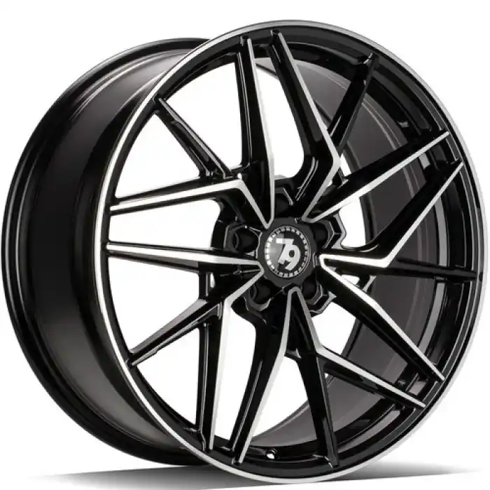 Oferta seventy9 SCF-I 18" 5x112 ET45 66,5 BFP - Black Front Polished