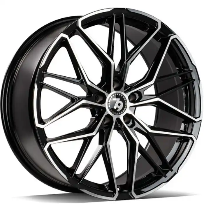 seventy9 SCF-J 18" 5x120 ET30 72,6 BFP - Black Front Polished Wybór klientów
