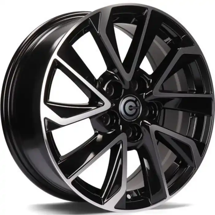 Carbonado Dynasty 17" 5x114.3 ET40 73,1 BFP - Black Front Polished Tylko dziś
