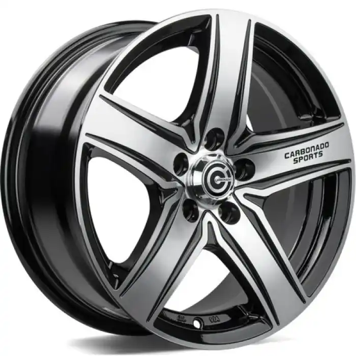 Taniej Carbonado GTR Sports 1 16" 5x118 ET40 71,1 BFP - Black Front Polished