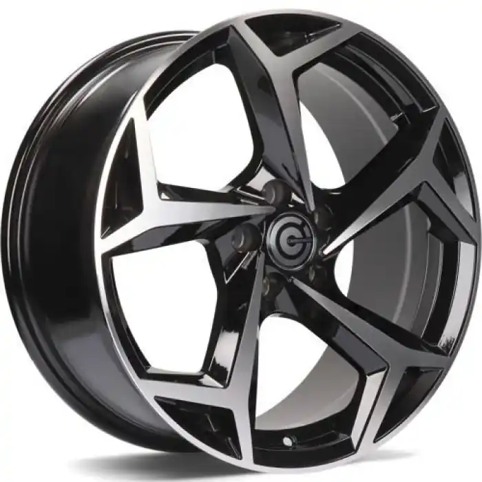 Popularny Carbonado Tropico 15" 5x100 ET38 57,1 BFP - Black Front Polished