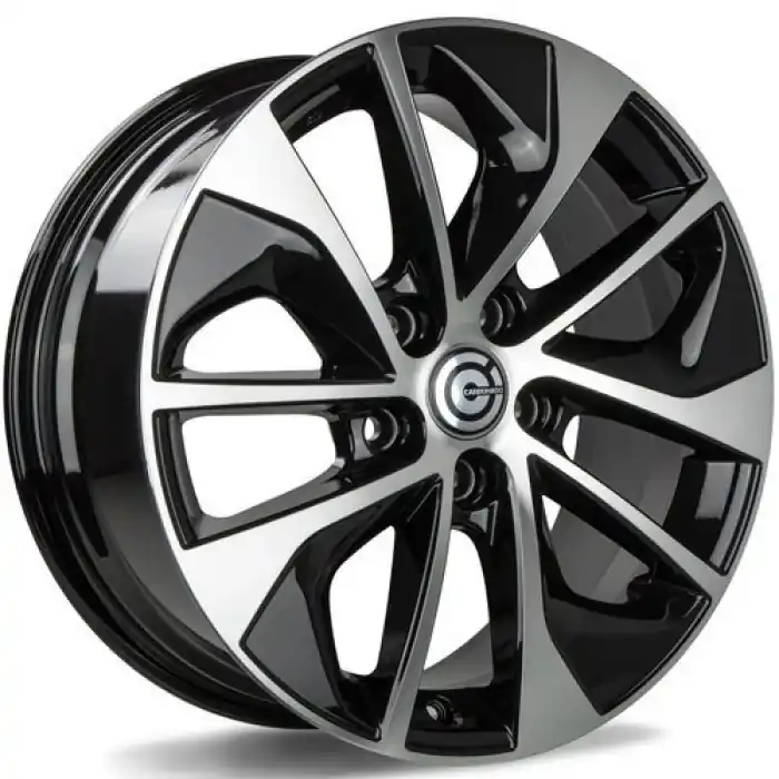 Carbonado Yakuza 17" 5x114.3 ET39 67,1 BFP - Black Front Polished Oferta