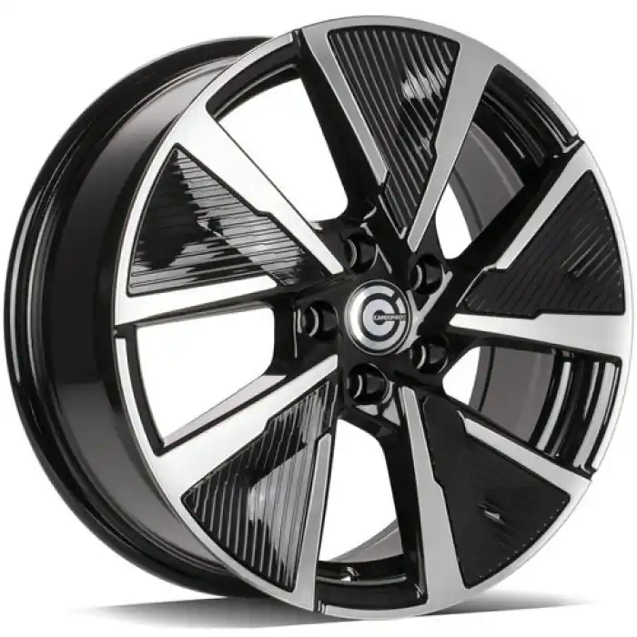 Carbonado Montpellier 17" 5x108 ET45 67,1 BFP - Black Front Polished Niska cena