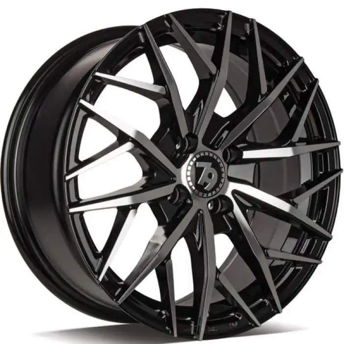 seventy9 SV-C 16" 4x100 ET38 67,1 BFP - Black Front Polished Najlepsza cena