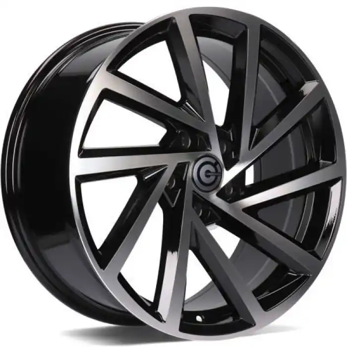 Dodaj do koszyka Carbonado Coin 17" 5x112 ET40 57,1 BFP - Black Front Polished