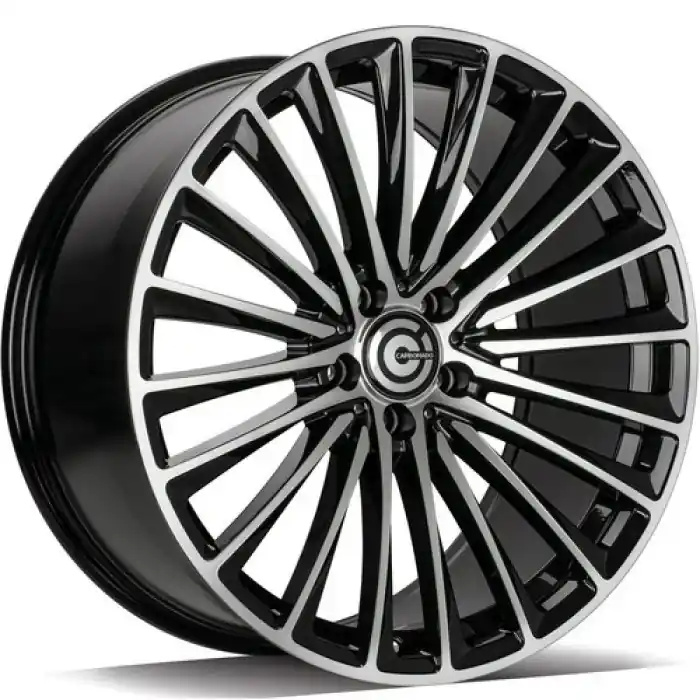 Carbonado Prestige 20" 5x112 ET45 66,5 BFP - Black Front Polished Łatwy zwrot
