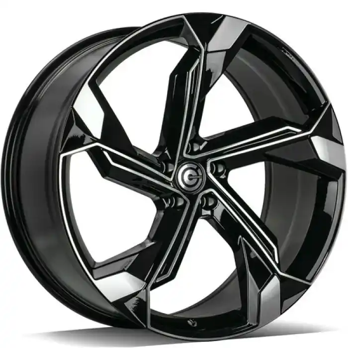 Carbonado Superstar 21" 5x112 ET25 66,5 BFP - Black Front Polished Hit sprzedaży