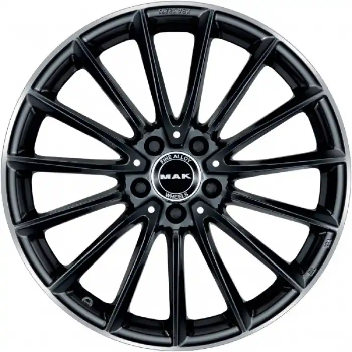 MAK KOMET 8X19 5X112 ET33/66.6 CZARNY/POLER Wyprzedaż