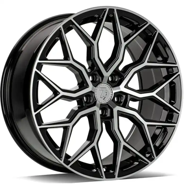 Promocja seventy9 SV-K 17" 5x108 ET45 67,1 BFP - Black Front Polished