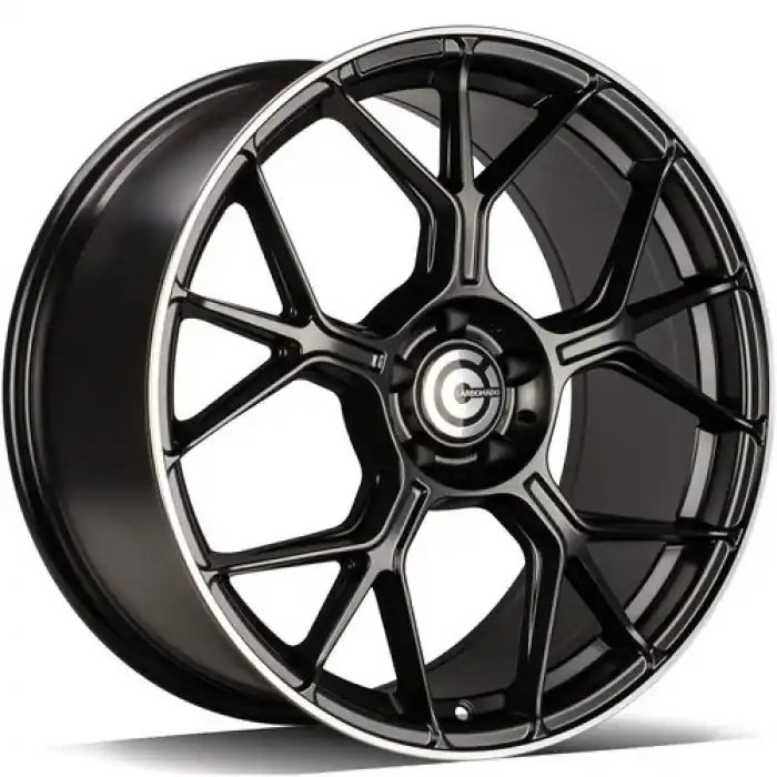 Carbonado Chief 20" 5x112 ET45 66,6 DMBLP - Deep Matt Black Lip Polished Bezpieczne zakupy
