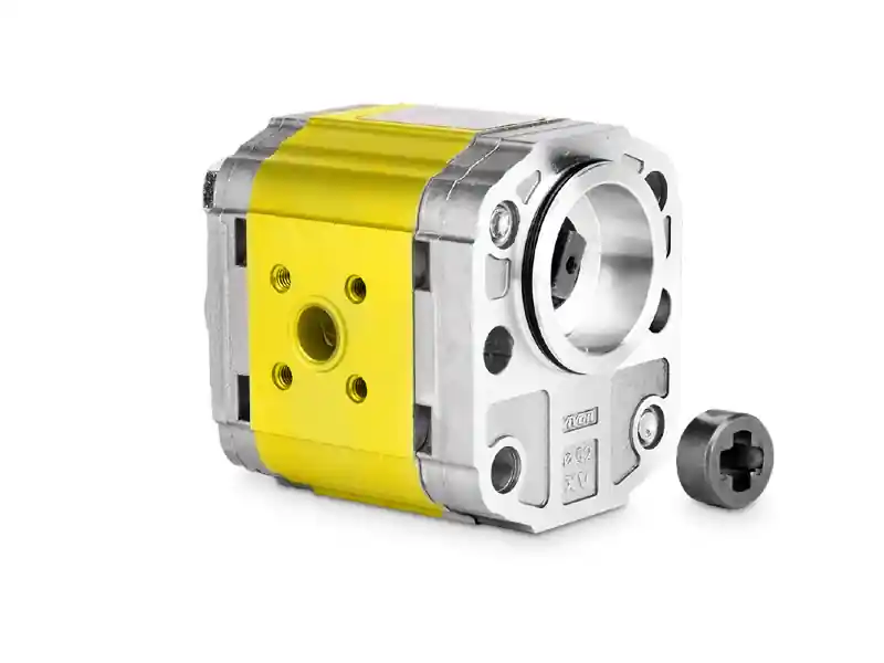 Pompa hydrauliczna zębata XV-2P/09 cm3/obrót „BH 52” X2P4531CSRA + sprzęgło szczelinowe Ekspresowa dostawa