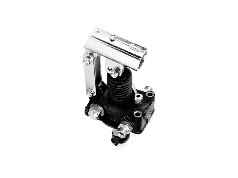 Ostatnie sztuki Pompa ręczna zbiornikowa pod siłownik dwustronnego działania 12cm3 3/8"BSP 380bar z zaworem rozładowczym PMD 12byB-s (6055.1046 -standard) + dźwignia