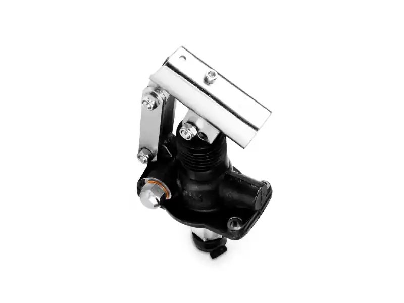 Obniżka ceny Pompa ręczna zbiornikowa pod siłownik jednostronnego działania 12cm3 3/8"BSP 380bar z zaworem rozładowczym PM 12byB-e-s (6050.0119) + dźwignia