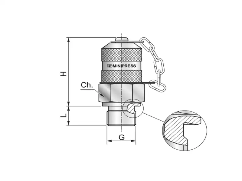 Przyłącze pomiarowe gwintowane M20x1,5/M16x2 zat. metal. S10320X15C Szybka wysyłka