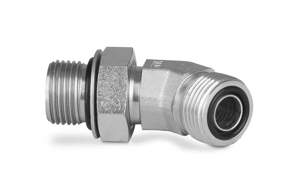 Przyłączka kolankowa 45° z przeciwnakrętką 1 5/16” UNF-1 7/16” ORFS 6250-16-15 Obniżka ceny