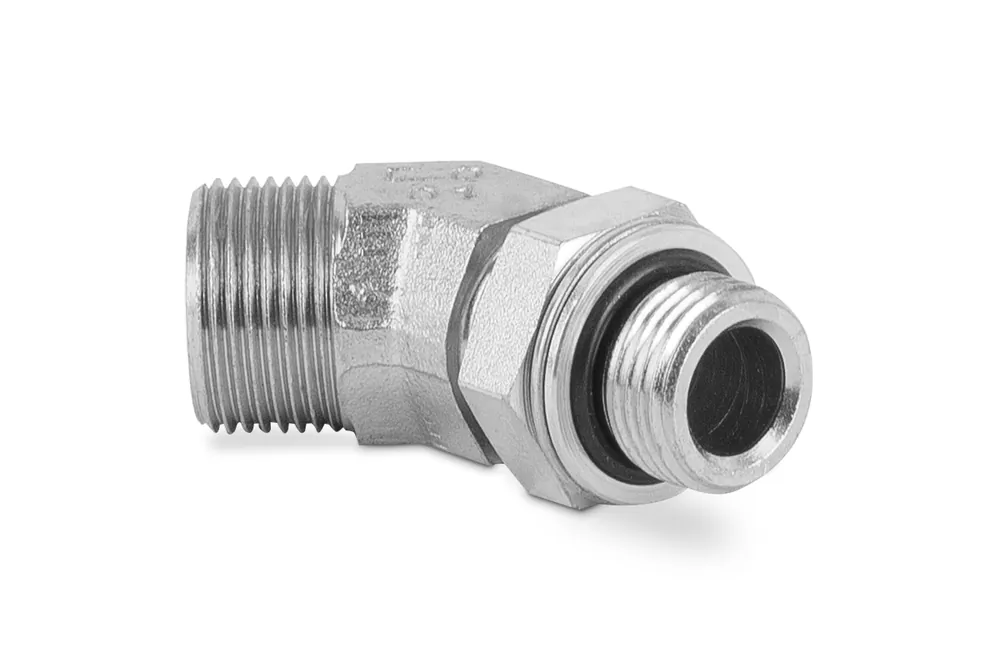 Przyłączka kolankowa 45° z przeciwnakrętką 3/8”BSP 3/8"BSP 3950-06-06 Promocja