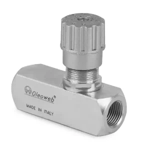 Nowość Regulator przepływu jednokierunkowy 90° 1" STUF100