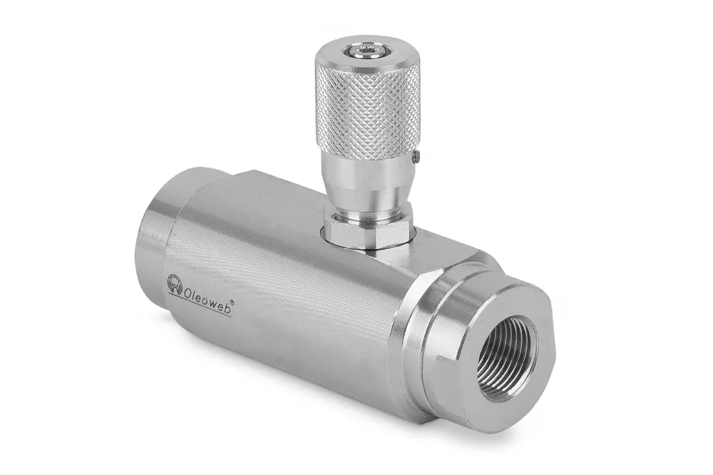 Regulator przepływu jednokierunkowy z kompensacją ciśnienia 90° 1/4" VRC140 Oferta