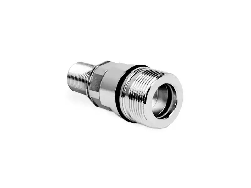 Ostatnie sztuki Szybkozłącze grzybkowe skręcane grodziowe M14x1.5 gniazdo F.VD38 L8 450 bar 809510014