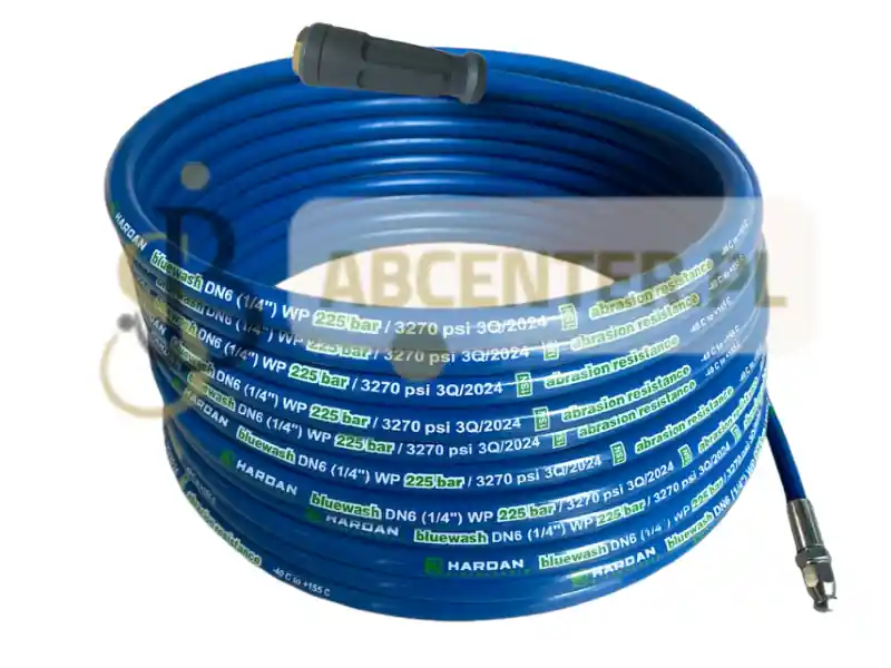 Ostatnia szansa Wąż do czyszczenia kanalizacji 1SN 225 bar z dyszą 1/4 Karcher M22x1,5 20M