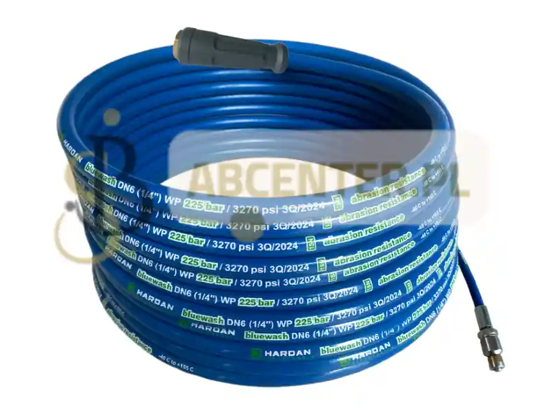 Wąż do czyszczenia kanalizacji 1SN 225 bar z dyszą obrotową 3/8 Karcher M22x1,5 20M Tylko dziś