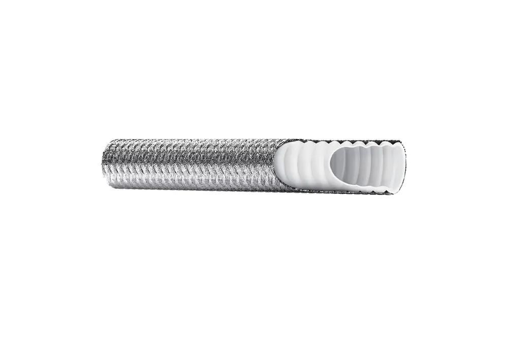 Darmowa dostawa Wąż teflonowy karbowany PTFE z jednym oplotem metalowym CLWB DN51 36bar 0321
