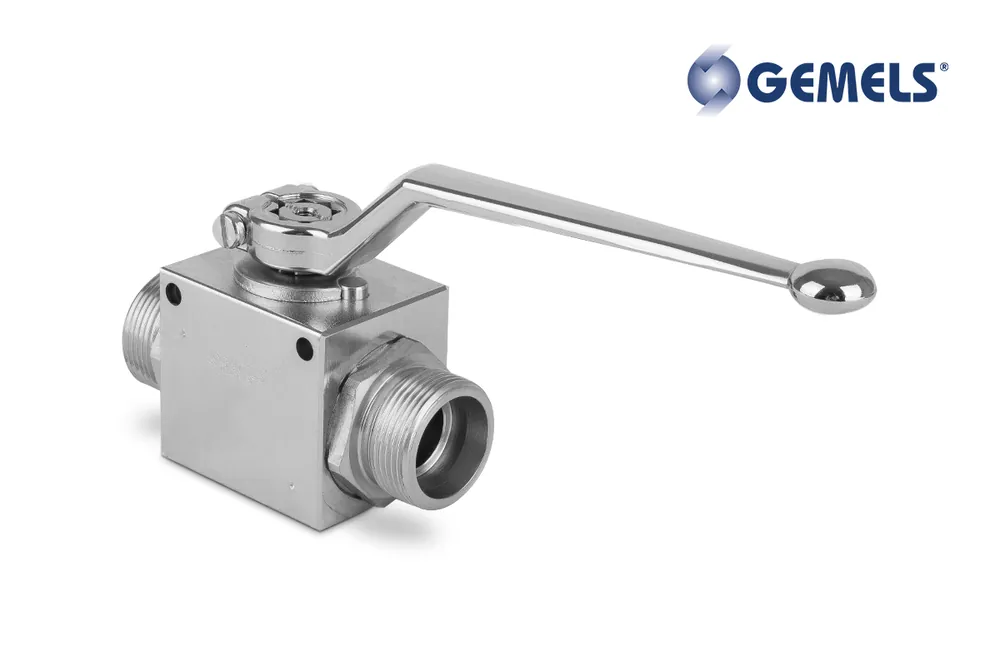 Wyjątkowa oferta Zawór kulowy odcinający 2-drogowy GE2 M42x2 30S gwint zewnętrzny DN25 350Bar GE2DDS73011A000