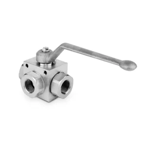 Oferta limitowana Zawór kulowy odcinający 3-drogowy 1/4” DN06 TYP "L" RSAP3V01L