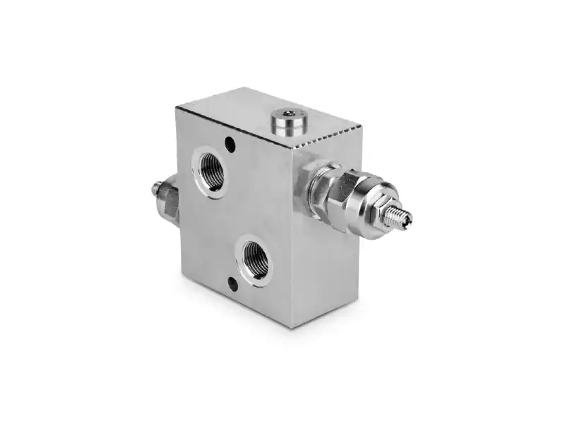 Zawór przeciążeniowy w ukł. krzyżowym 1/2” BSP 80 l./min. 120- 350 bar imbus VMDI8003C1 Łatwy zwrot